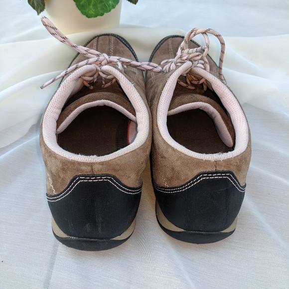 LL Bean Pink Brown Lace Up Athletic Shoes. #55 - Picture 7 of 7
